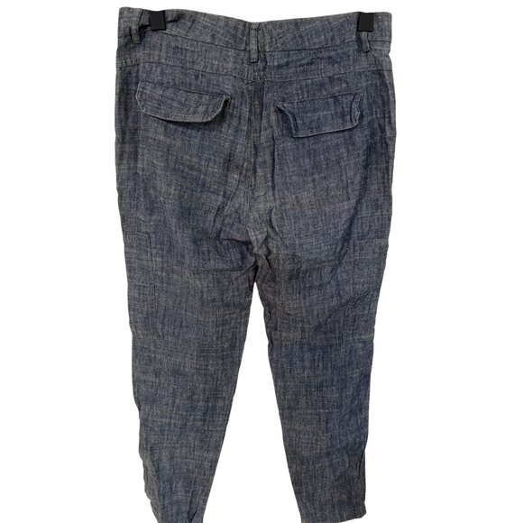 Vince linen/lyocell cropped cargo pants size 27 - Picture 5 of 6